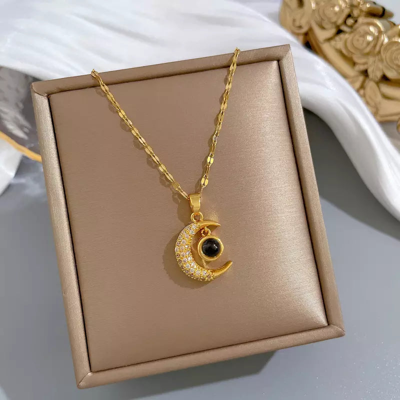 The Eye & Moon Necklace