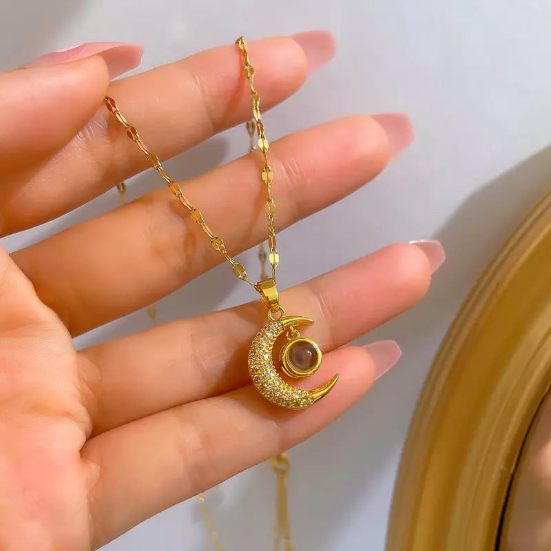 The Eye & Moon Necklace