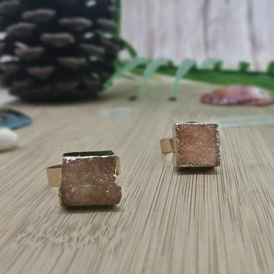 Handcrafted Natural Stone Ring