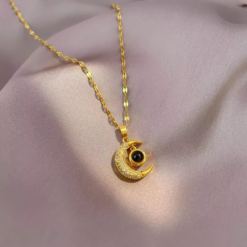 The Eye & Moon Necklace