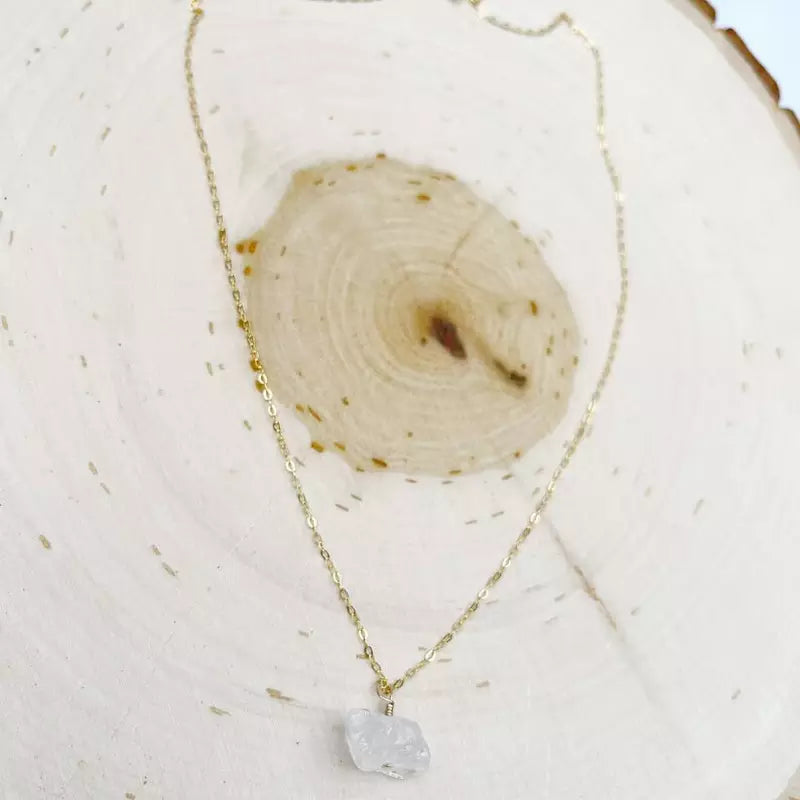 Natural Stone 14K Gold Filled Necklace