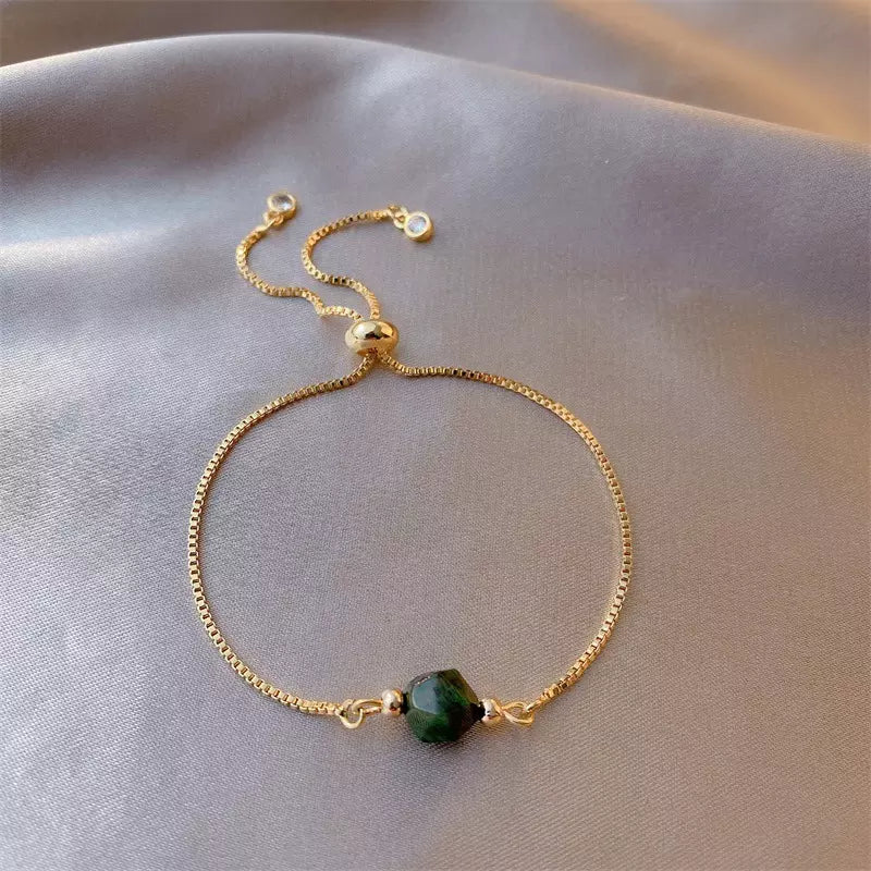 Jade bracelet Hand made Natural Stone