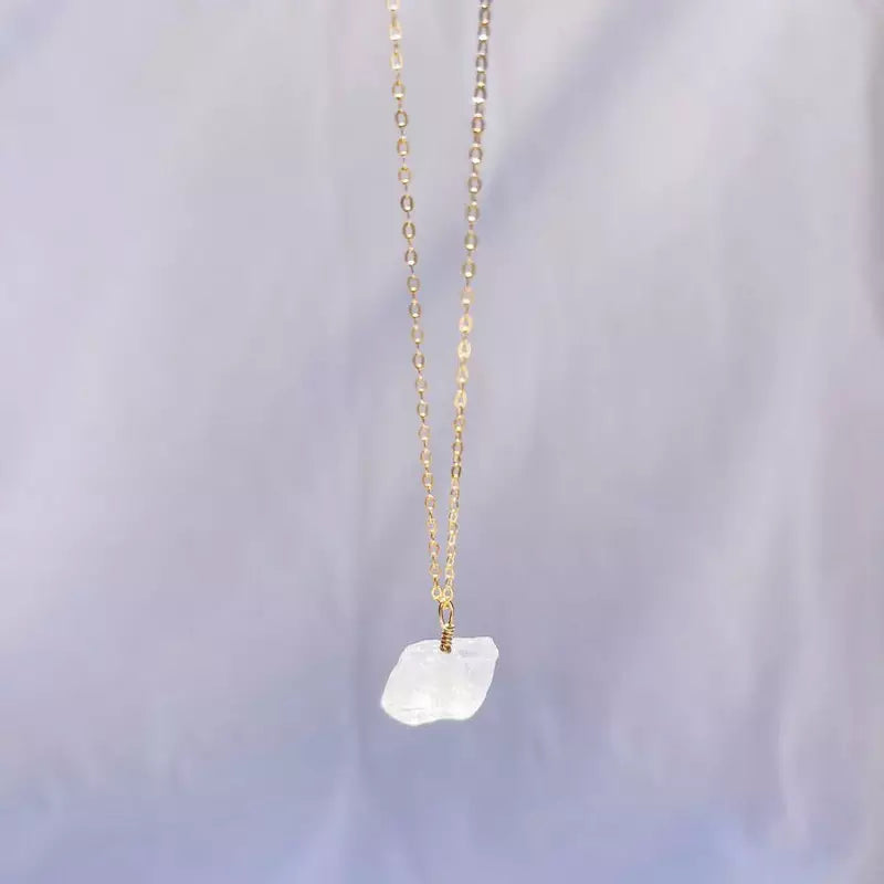 Natural Stone 14K Gold Filled Necklace