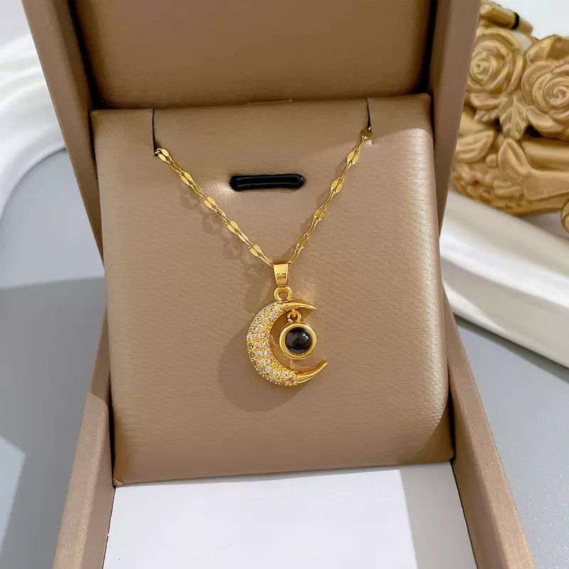 The Eye & Moon Necklace