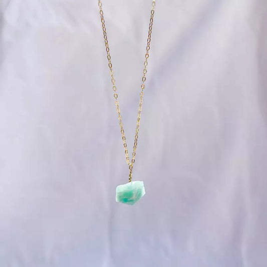 Natural Stone 14K Gold Filled Necklace