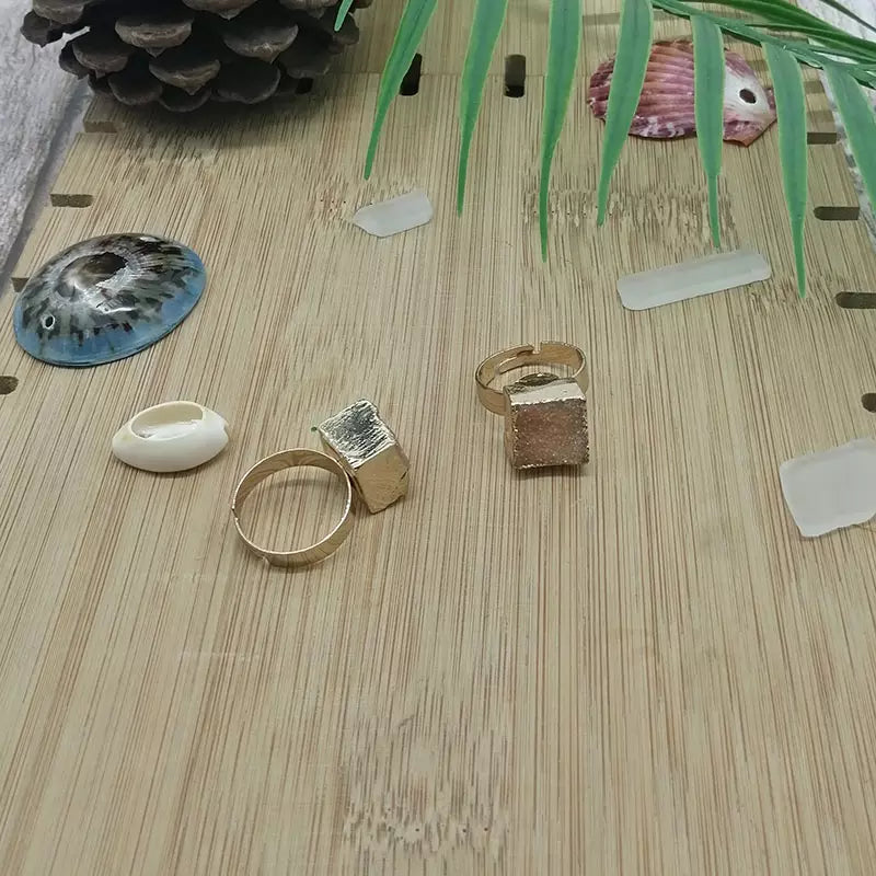 Handcrafted Natural Stone Ring